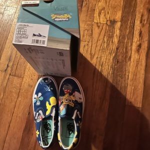 SpongeBob Slip Ons Unisex boy and girl Size 5